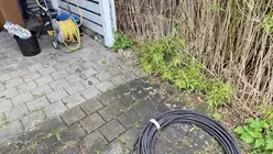 Terrasse Teilgereinigt